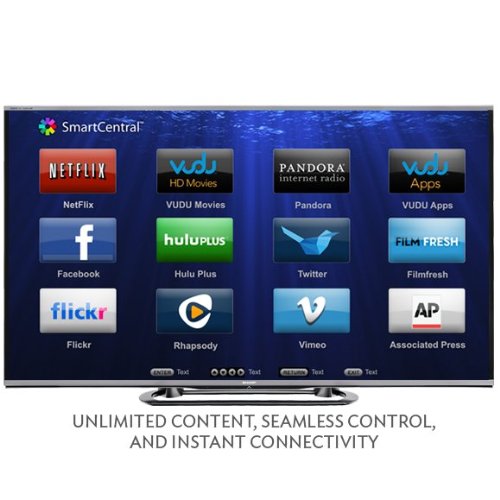 Sharp LC80LE857 80Inch Aquos Quattron 1080p 240Hz Smart LED 3D TV