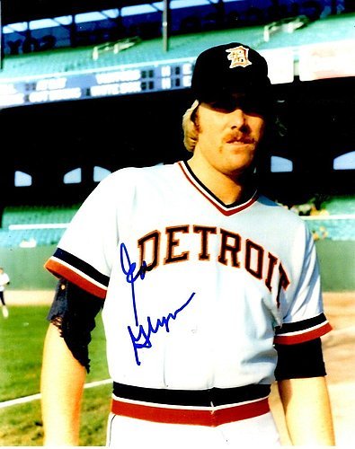 Ed Glynn Signed 8x10 Photo Detroit Tigers - Signed Baseball Photos