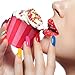100g Mixed Color Clay Chocolate Sprinkles Heart Shaped DIY Parts Fake Cake Decorating Polymer Clay Sweets Deco Fimo Decoration (B)