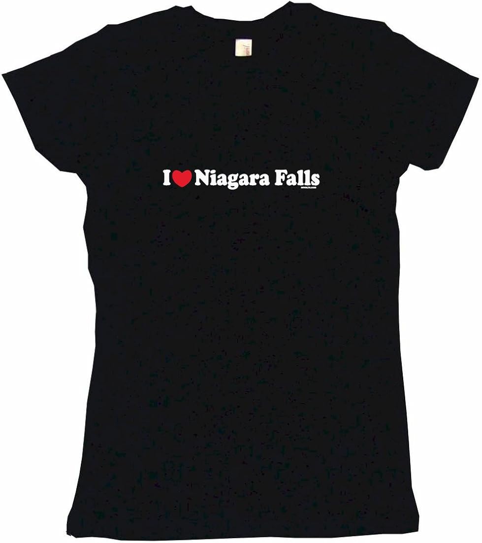 I Heart Love Niagara Falls Women�s Babydoll Tee Shirt