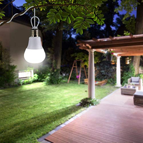 SUAOKI Solar Panel System Lights Kit, Upgraded Portable Home Solar Lights Outdoor Solar Powered Charger with Switch Controller, 2 LED Bulbs, 3 USB Ports for Indoor Outdoor Camping Garage Emergency - Thumbnail 6