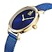 SK Watches Women Stainless Steel Band Ladies Quartz Wristwatches Women Clock Bracelet Watch (Blue)