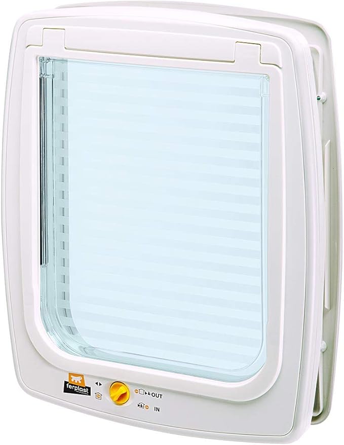 Portina Di Ricambio Per Gatti Ferplast Swing 15 - Taglia Grande, Bianco - Con Sistema Anticorrente - Foto 9