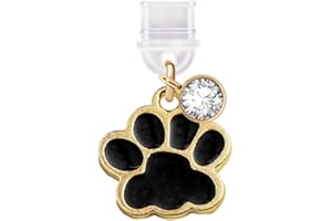 ELISE & FONDA TP409 Type-C USB Charging Port Anti Dust Plug Little Cat Paw Cell Phone Charm for iPhone 15/16 /Samsung/OnePlus