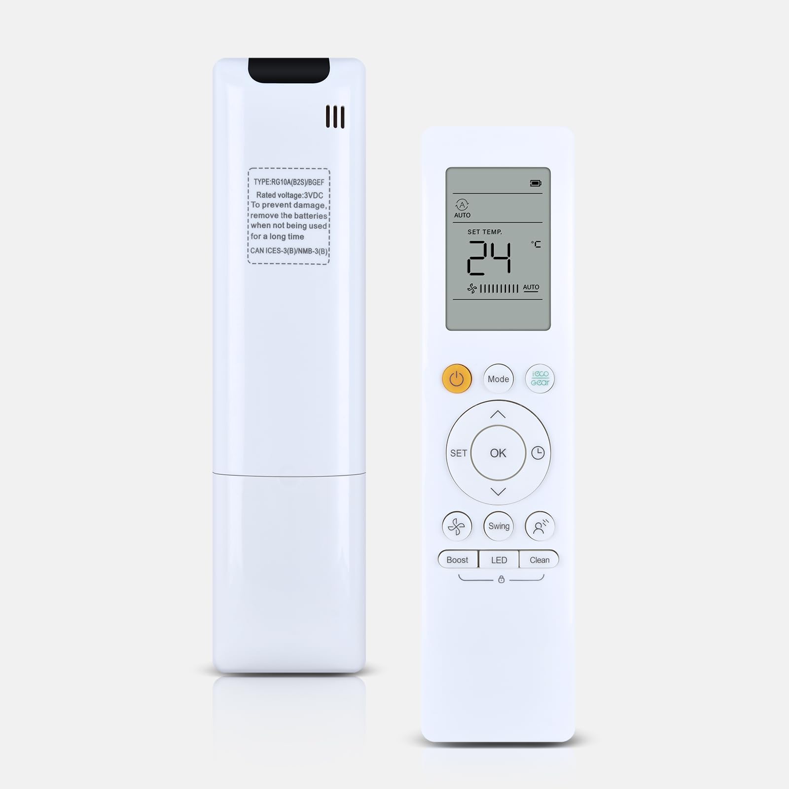 Photo 1 of RG10A-BGEF New AC Remote Control Compatible with Midea/Carrier/SystemAir Air Conditioner RG10A-BGEF RG10A/BGEF RG10A(B2S)/BGEF RG10A5(B1)/BGCEFU1 RG10A(E2S)/BGEFU1 RG10A1(E2S)/BGEF