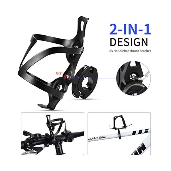 €10.99 RUNACC Porta Borraccia, Regolabile in Lega di Alluminio  Portaborraccia per Bici con Adattatore Porta Borraccia, Adatto… -  bikewebshop.it