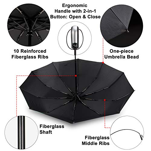3 TradMall+Umbrella+Reinforced+Fiberglass+Ergonomic