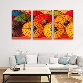 wall26 3 Panel Canvas Wall Art Colorful Pictures...