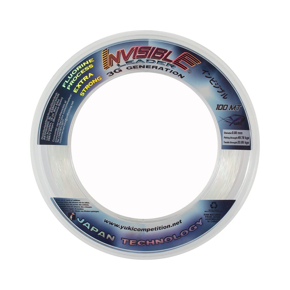 YUKI FILS FIL INVISIBLE 0.08 50MT - 100, 18.08, 40.00, 0.40