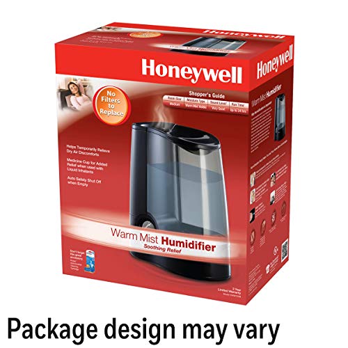 Honeywell HWM705B Filter-Free Warm Moisture Humidifier, Black
