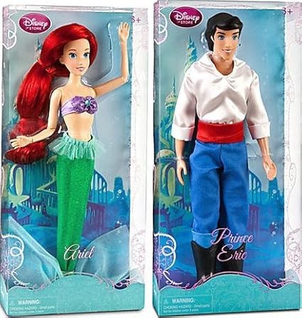 little mermaid doll set