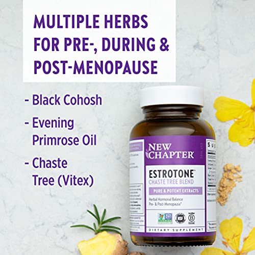 New Chapter Menopause Supplement, Estrotone with Evening Primrose Oil