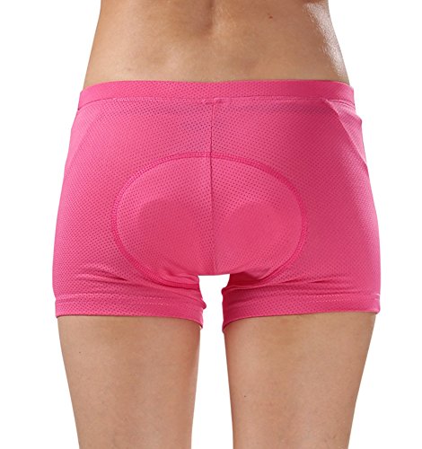 image for Callsecret Womens Padded Bike Shorts Cycling Pants, 4D Gel Padded Biki