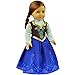 Ebuddy Ice and Snow Sparkle Princess Dress Clothes Fits 18 Inch Girl Doll