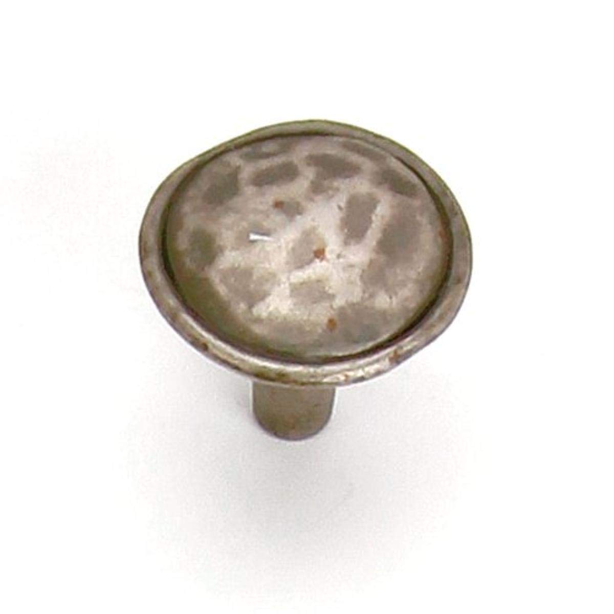 Laurey 37406 1-3/8-Inch Merlot Knob, Antique Pewter