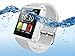 Eachbid 1PC Wrist Wear Bluetooth Smart Wrist Watch for smart phone White