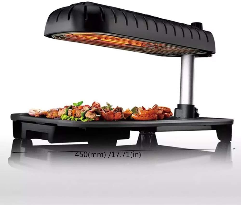 review Nologo W-XS1 Electric Grill,Heat Dissipation Port Adopts All-Round Multi-Outlet Design,Fast Thermal Conductivity,Not Easy to Oxidize,Suitable for Home Kitchen and Outdoor Barbecue,Convenient