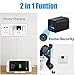 1080P Hidden Camera USB [newest model] WRD Wall Charger Spy Camera Adapter Motion Detection 32gb support [not included]