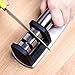 VEBE Knife Sharpeners Stainless Steel Sharpener Kit Best Professional 2 Stage Diamond Knives Sharpening System for Kitchen Straight and Pocket Knifes