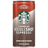 Starbucks Doubleshot Espresso, Cubano, 12 Count, 6.5 fl oz Cans