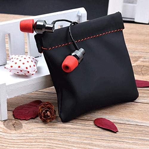 Lipstick - 2pcs Lot 8x8.5cm Earbuds Protective Package Case Portable Pu Leather Earphone Bag Headphone - Kids Silicone Bags Outside Jewelry Lansinoh Under Bugs Sealed Vacuum Reusable Slider Lo