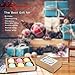 Bath Bombs for Women, Come with Dried Rose Petals and Microfiber Hair Towel , Vegan Natural Essential Oil Fizzy Spa Moisturizes Dry Skin , for Women Girls Girlfriend Her Wife Mom and Kids,9 Pack Set