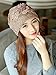 TAGOWELL Women Lace Flower Slouchy Beanie Hat Chemo Cancer Alopecia Turban Cap