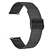 TRUMiRR Band for Vivoactive 6 5 3 / Approach S50 S44, 20mm Mesh Stainless Steel Watchband Men Women Strap for Garmin Venu Sq 2 / Forerunner 570 42mm 165 55 645 245 Music