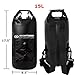 Premium Waterproof Dry Bag Compression Sack, Roll TopClosure 2 Detachable Shoulder Straps for Kayaking, Beach, Rafting, Boating, Hiking, Camping and Fishing with Waterproof Phone Case