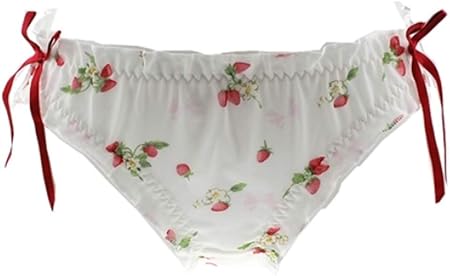 Amazon Co Jp Somnus258 3枚 ピンク いちご リボン パンツ レディース 下着 セット かわいい 女装 パンティー 女性 婦人 女の子用 セクシー アンチ露出 レディース ショーツ ランジェリー ブリーフ 柔らかい グッズ プレゼント 人気 日系少女 Cos 二次元少女 雑貨 M サイズ