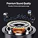[Upgraded Version of T1] TRANYA True Wireless Earbuds Built-in Microphone, Bluetooth 5.0 Deep Bass True Wireless Headphones, 7 Hours Continuous Playtime, 60 Hours Playtime with Charging Case, T1-Prothumb 1