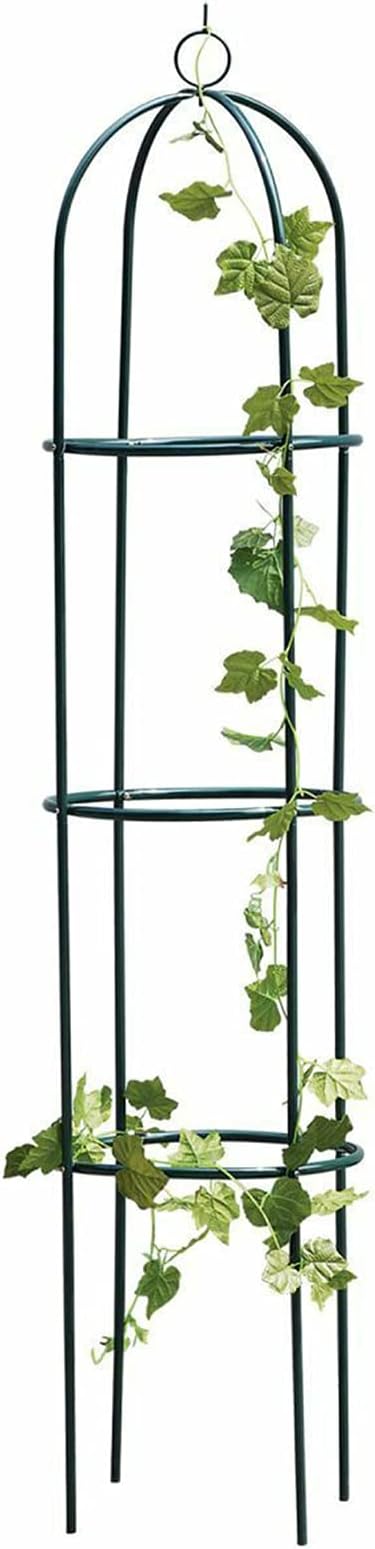 Crystals Garden Obelisk for Climbing Plants 1.9m Tall Metal Trellis