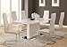 Coaster Home Furnishings Glossy White Contemporary Dining Table