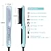 KINGDOMCARES Professional Ceramic Hair Straightening Brush Anti Scald Hair Straightener Comb Blue
