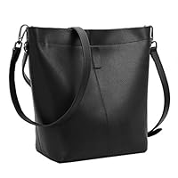 Women Fashion Handbags Black Tote Bag Shoulder Bag Top Handle Satchel Purse Smart design bag Simple design women leather handbag Bucket Bag