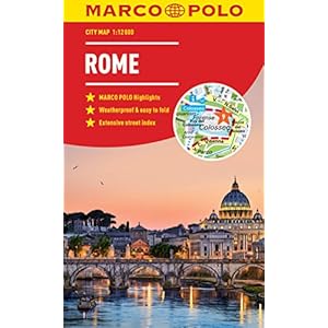 Rome Marco Polo City Map 2018 – pocket size, easy fold, Rome street map Landkaart – Gevouwen Kaart, 3 september 2018