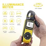 510uvvVonVL. SS150 HOLDPEAK-HP-881D-Digital-IlluminanceLight-Meter-Measure-Range-001-400000-Lux-1-40000-FC-270--Rotate-Sensor-Head-MAXMINBacklightData-HoldStoragelumens-Meter-for-Plants-and-led-Lights