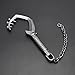 Newest Arrival PS4 Game Overwatch Roadhog Weapon Model Alloy Key Chain Pendant Cosplay Key Rings