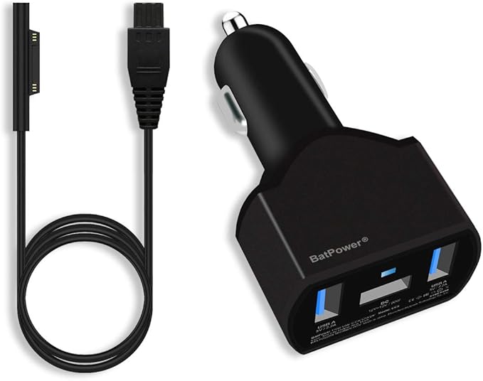 BatPower UL Listed CCS 110W 15V Car Charger for Surface