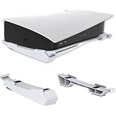 NexiGo Horizontal Stand for PS5, [Minimalist Design], Base Stand for PS5 Accessories, Compatible with Playstation 5 Disc &amp; Digital Editions, White