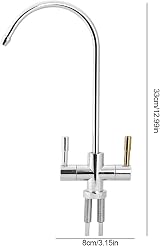 Kuuleyn RO Faucet Brushed Nickel 2-Hole Reverse Osmosis Water Filter Tap view 2