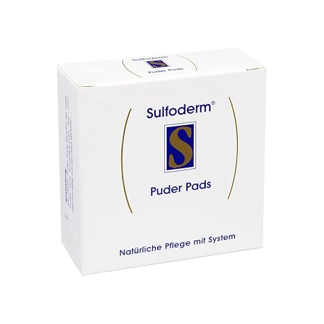 SULFODERM S Puder Pads 3 St Schwämme