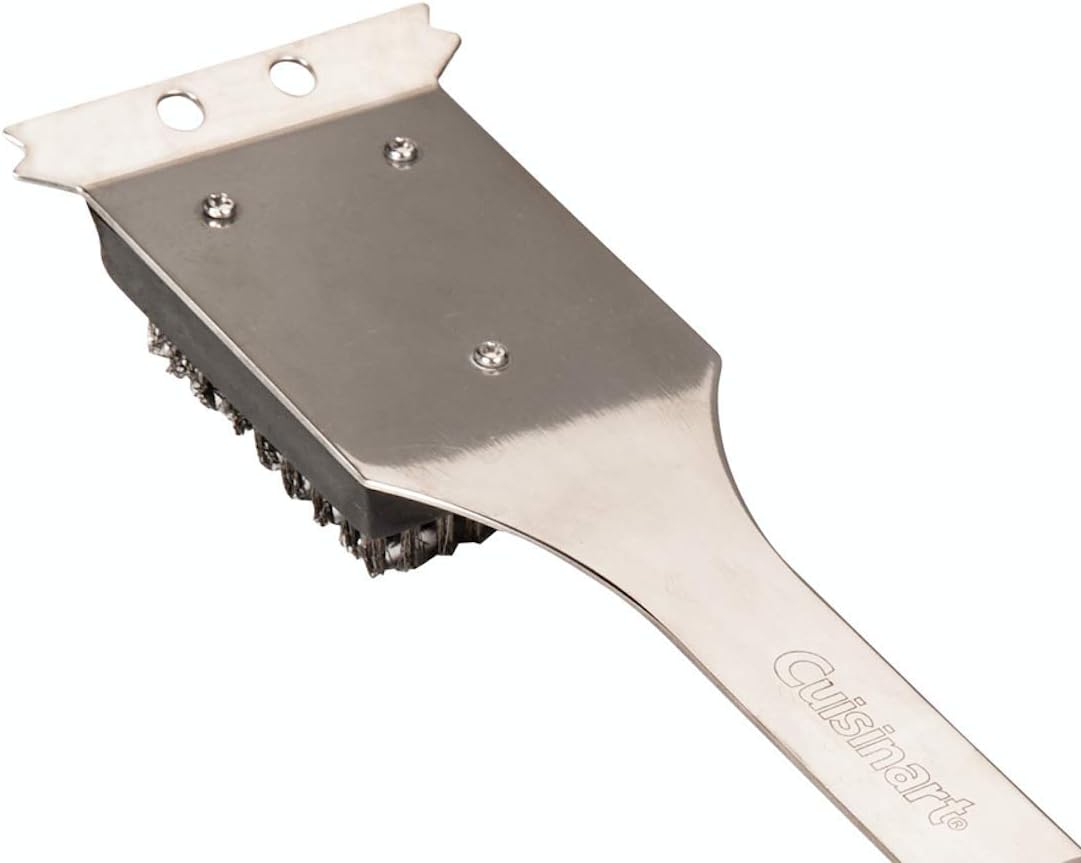 Cuisinart CCB-5014 Grill Cleaning Brush, Stainless Steel : Grill Brush Cuisart : Garden & Outdoor