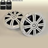 KICKER White OEM Replacement Marine 6.5" 4 Ohm Coaxial Speakers