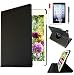 iPad Air 1st Generation case Compatible Models A1474 A1475A1476 MD785LL/A MD876LL/A 360 Rotating Stand with Wake Up/Sleep Function (Black) primary