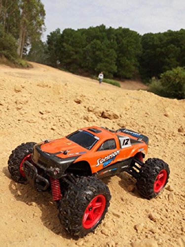 Topspeed Car Race Four-wheel 45KM/H 2.4GHz Remote Control Stunt RC Car 1:18 (Orange)