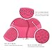 Wowlily Facial Cleansing Brush,Advanced Cleansing System Face Brush for Exfoliating,Removing Blackhead, and Massaging(Rose)