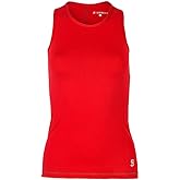 SOFIBELLA Women's Tennis Tank Red