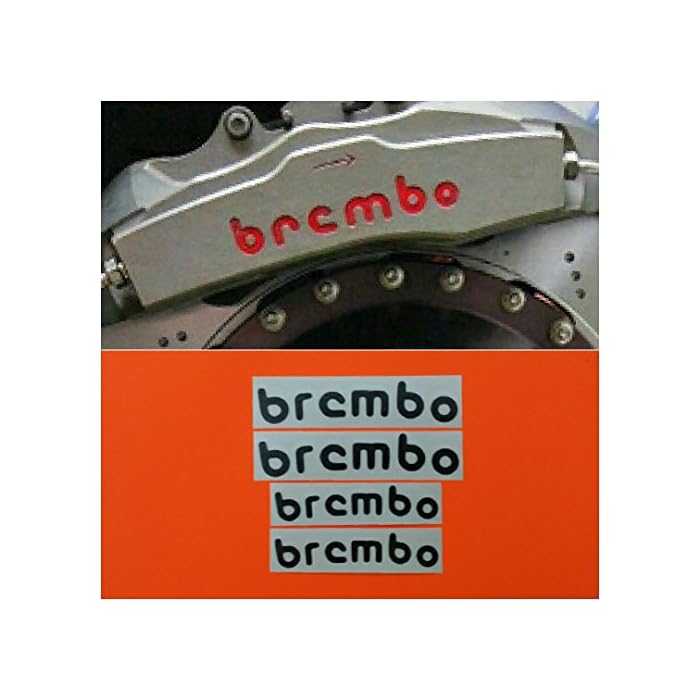 Buy R&G Brembo Racing Curve High Temp Brake Caliper Decals Set of 4
