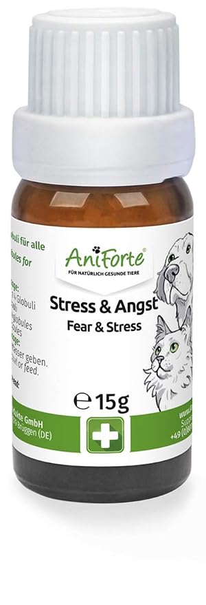 Aniforte Stress Angst Globuli Für Hunde Katzen Haustiere Bachblüten Zur Beruhigung Natürliches Beruhigungsmittel Bei Furcht Unruhe Reisen